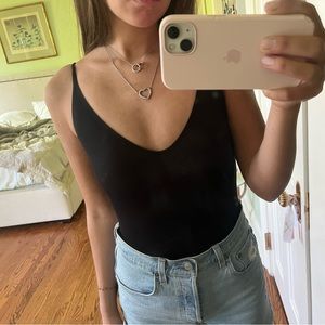 Aritzia Talula Black Bodysuit (Only worn once!)